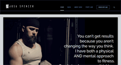 Desktop Screenshot of joshspencerfitness.com